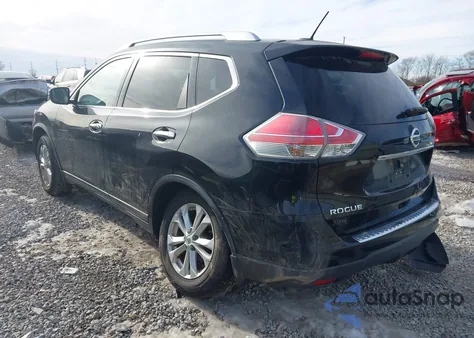 2016 Nissan Rogue Sv z USA, uszkodzony, nr VIN KNMAT2MV3GP596980